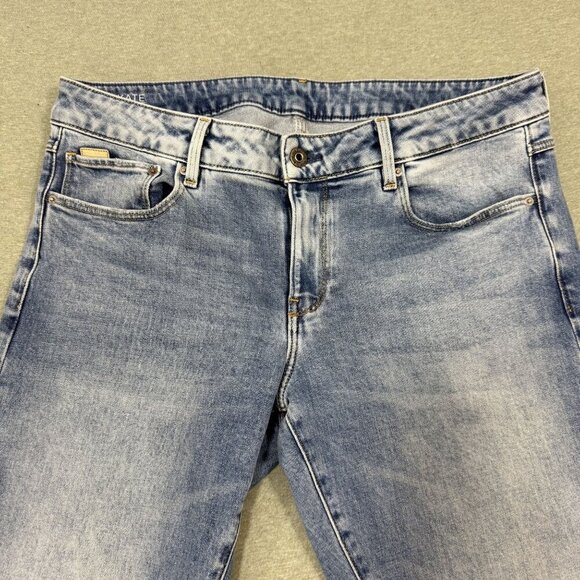 G-STAR Kate Boyfriend wmn Damen Stretch Jeans Hose 38 W30 L32 hellblau used look - Picture 2 of 16